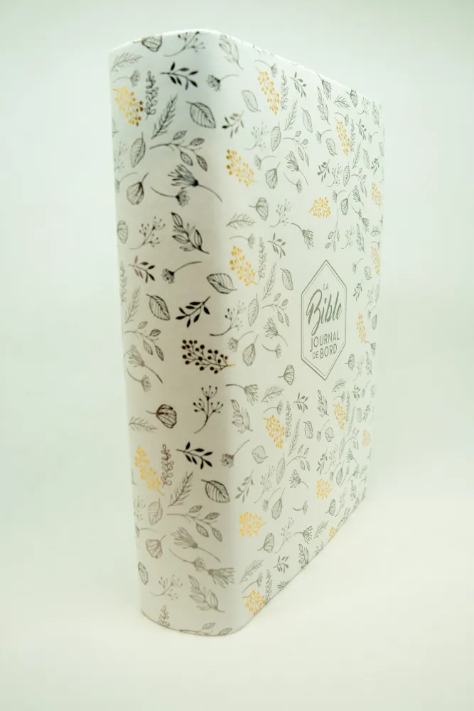 BIBLE SEGOND 21 JOURNAL DE BORD SOUPLE VIVELLA BLANC MOTIFS DORES BIBLE SEGOND 21 JOURNAL DE BORD SOUPLE VIVELLA BLANC MOTIFS DORES