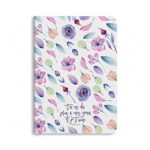 CARNET FLORAL - TU AS DU PRIX A MES YEUX ET JE T'AIME