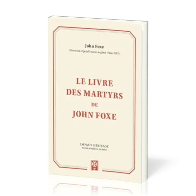 LIVRE DES MARTYRS (LE)