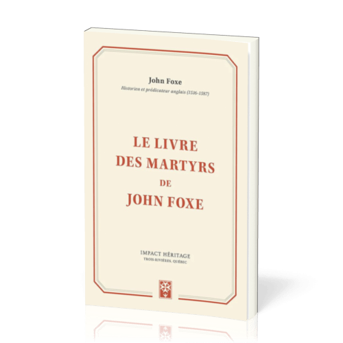 LIVRE DES MARTYRS (LE)