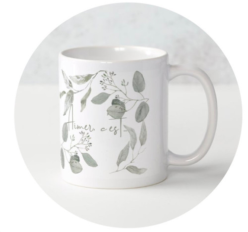 MUG GREENWATER "AIMER C'EST..."