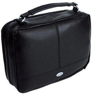 ORGANISEUR SIMILI-CUIR NOIR MEDIUM