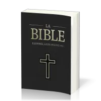 BIBLE SEGOND 1910 ILLUSTREE RIGIDE SIMILICUIR NOIR