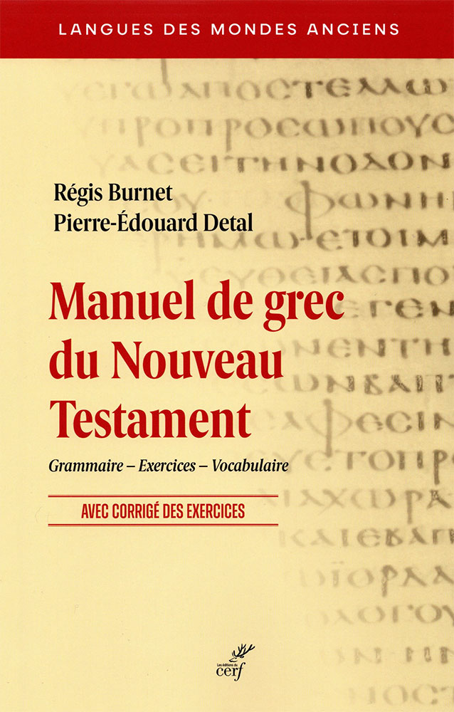 MANUEL DE GREC DU NOUVEAU TESTAMENT