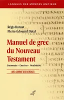 MANUEL DE GREC DU NOUVEAU TESTAMENT
