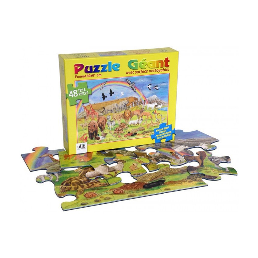 PUZZLE GEANT ARCHE DE NOE - AVEC SURFACE NETTOYABLE