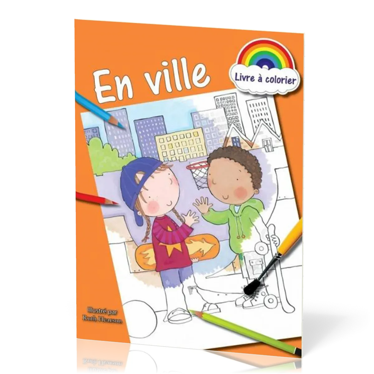 LIVRE A COLORIER - EN VILLE