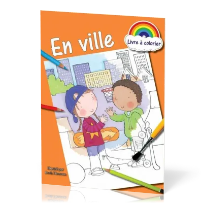 LIVRE A COLORIER - EN VILLE