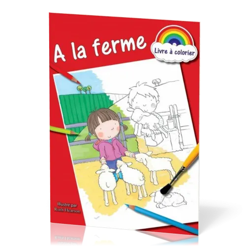 LIVRE A COLORIER - A LA FERME