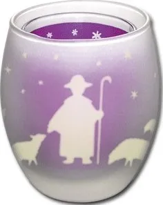 VERRE A BOUGIE 3D LILAS BERGER