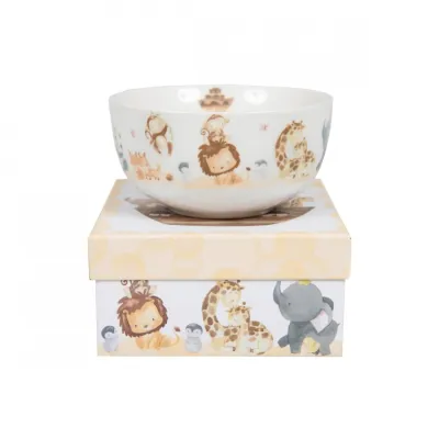 BOL A CEREALES EN PORCELAINE ARCHE DE NOE