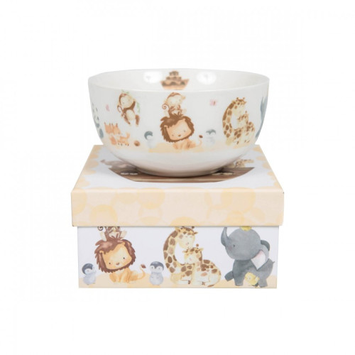 BOL A CEREALES EN PORCELAINE ARCHE DE NOE