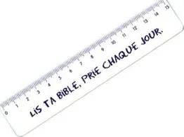 REGLE 15CM LIS LA BIBLE, PRIE CHAQUE JOUR