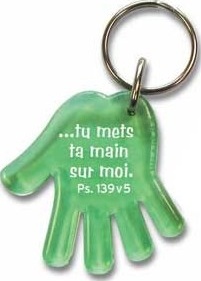 PORTE-CLES MAIN VERT PS139 V 5