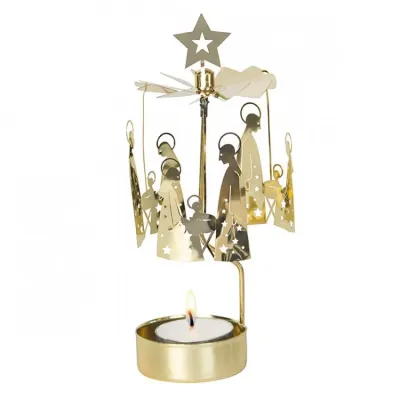 PORTE-BOUGIE CARROUSEL CRECHE