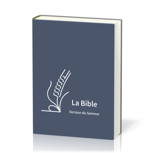 BIBLE SEMEUR 2015 RIGIDE RENFORCEE LIN BLEUE