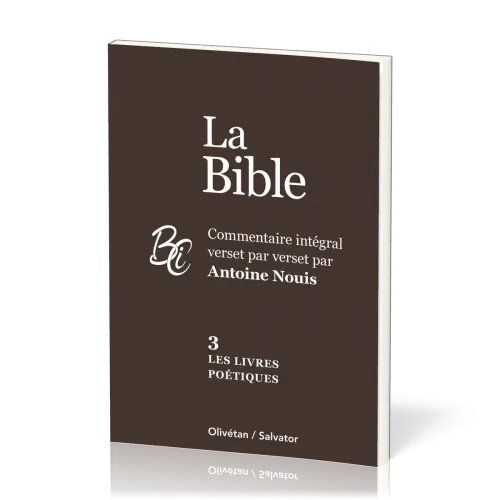 LIVRES POETIQUES (LES) - BIBLE TOME 3