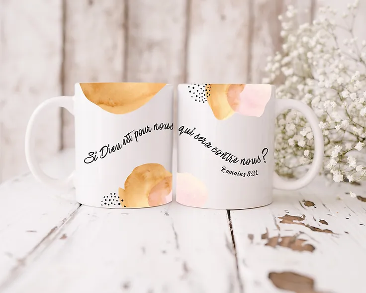 TASSE "SI DIEU EST POUR NOUS"