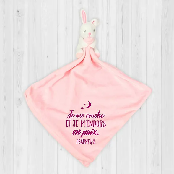 DOUDOU JE ME COUCHE - ROSE