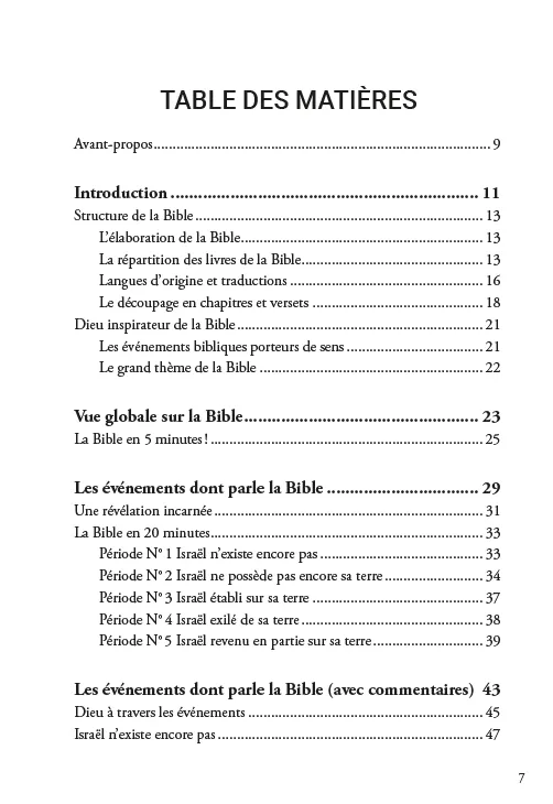 BIBLE (LA) - TOUTE UNE HISTOIRE