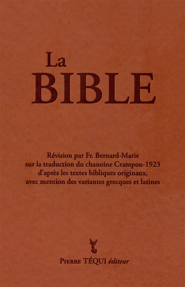 BIBLE CRAMPON REV. DE 1923-2023 - MARRON