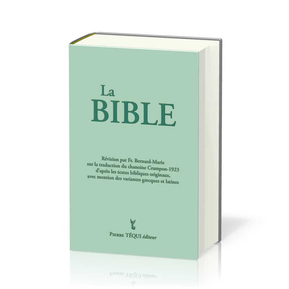 BIBLE CRAMPON 1923 REVISEE 2023 RIGIDE VERTE