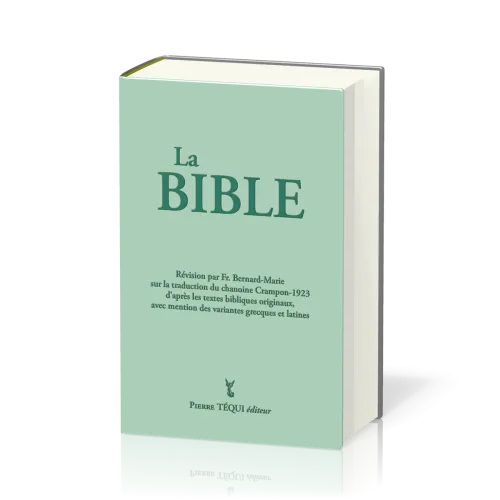 BIBLE CRAMPON REV. DE 1923-2023 - VERTE