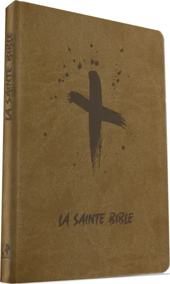 BIBLE SEGOND ESAIE 55 SOUPLE PU BEIGE MOTIF CROIX - 988