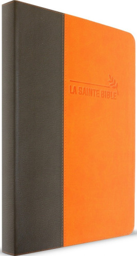 BIBLE SEGOND ESAIE 55 CONFORT SOUPLE PU DUO ORANGE/GRIS FERM. ECLAIR - 928