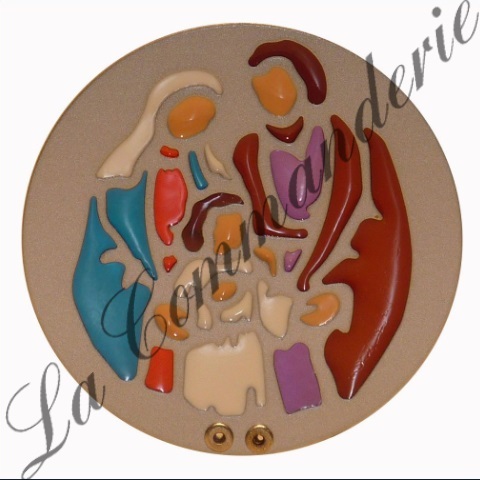 PETIT VITRAIL EGLISE PM892