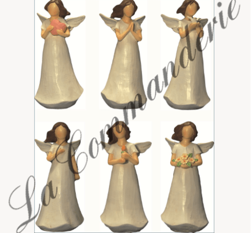 ANGE A POSER EN RESINE - AD516