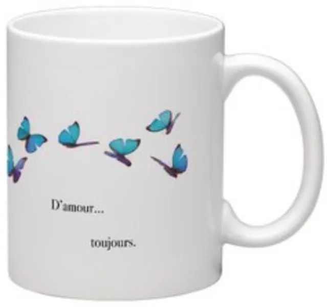 MUG PAPILLON ENVOLEE TURQUOISE