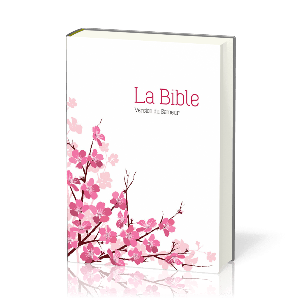 BIBLE SEMEUR 2015 RIGIDE AMANDIER TRANCHE BLANCHE