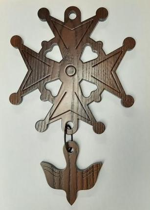 CROIX HUGUENOTE BOIS EXOTIQUE