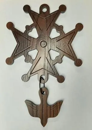CROIX HUGUENOTE BOIS EXOTIQUE