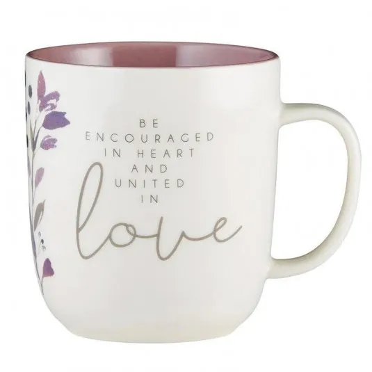 MUG BE ENCOURAGED COULEUR LILAS
