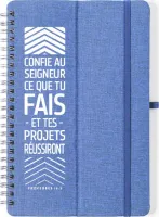 CARNET DE NOTES SUPPORT CONFIE AU SEIGNEUR CE QUE TU FAIS