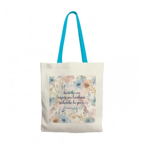 TOTE BAG AIME LA VIE - PS 34 : 12-15