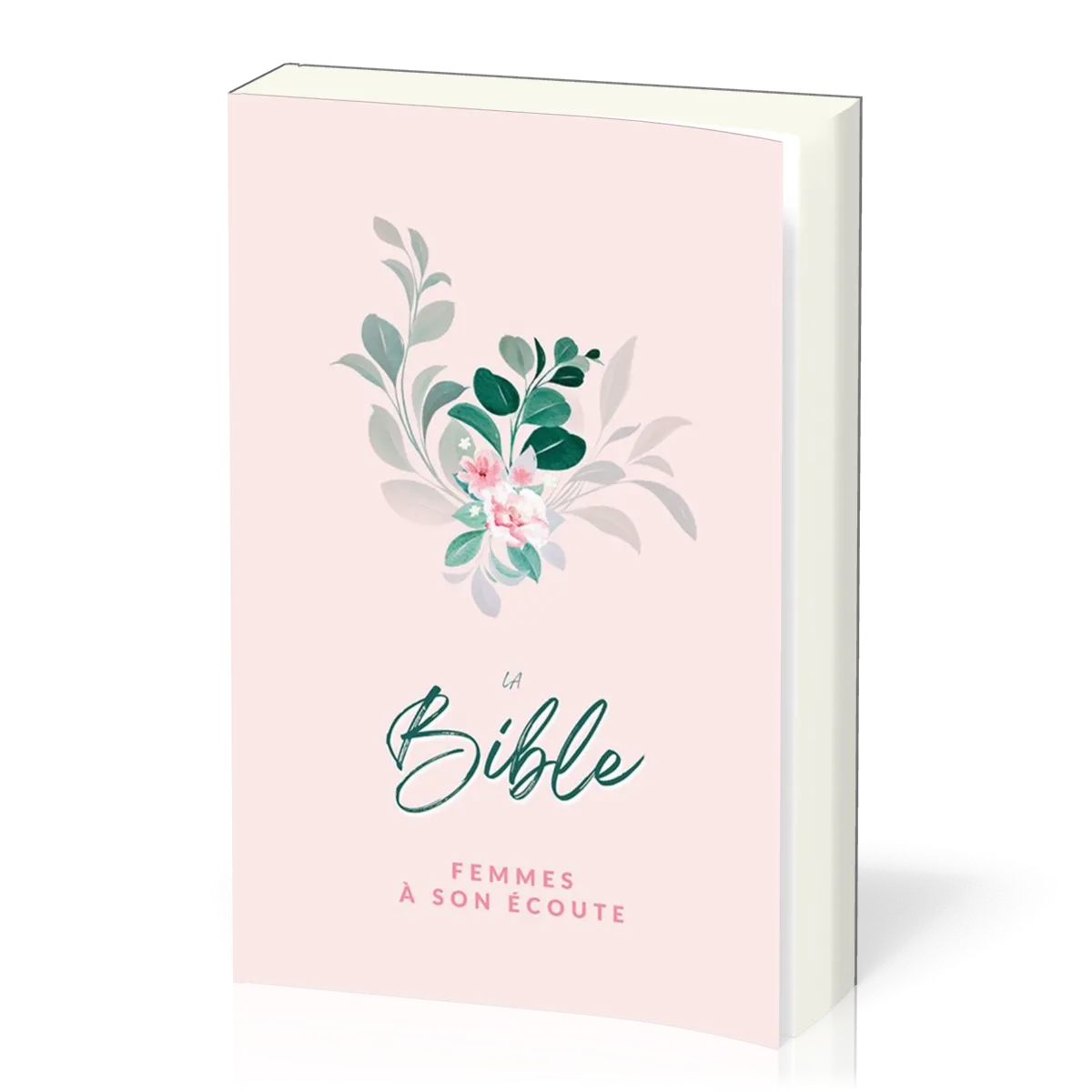 BIBLE SEGOND 1910 FEMMES A SON ECOUTE SEMI-SOUPLE ROSE FLEUR