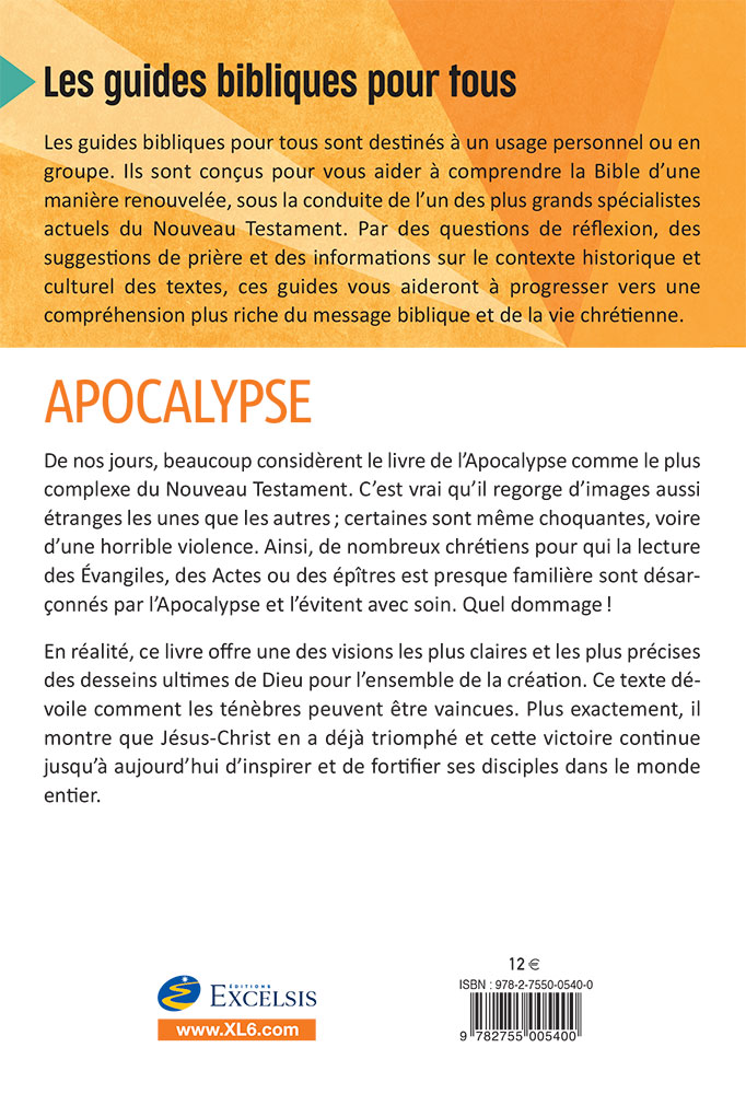 APOCALYPSE - 22 ETUDES A SUIVRE SEUL OU EN GROUPE