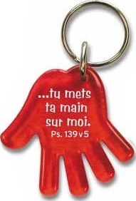 PORTE-CLES MAIN ROUGE PS139 V 5