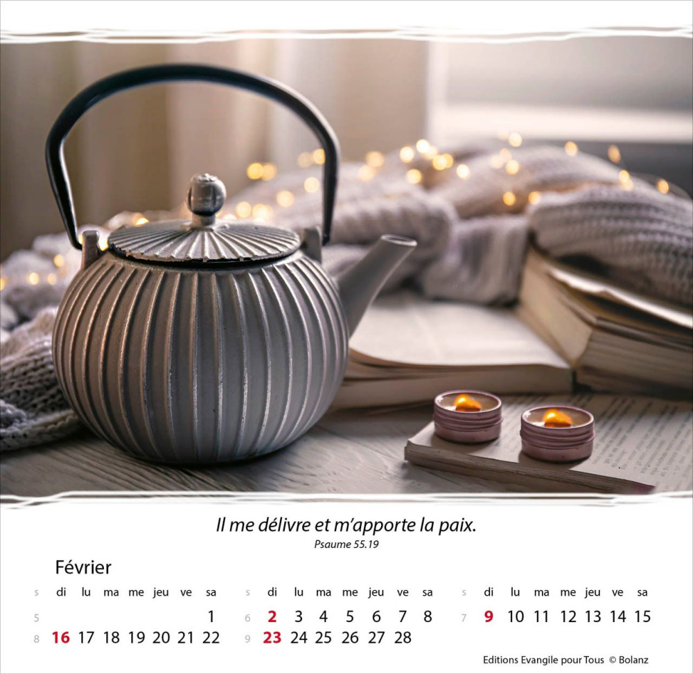 CALENDRIER EPT VIVRE AVEC MEDITATIONS