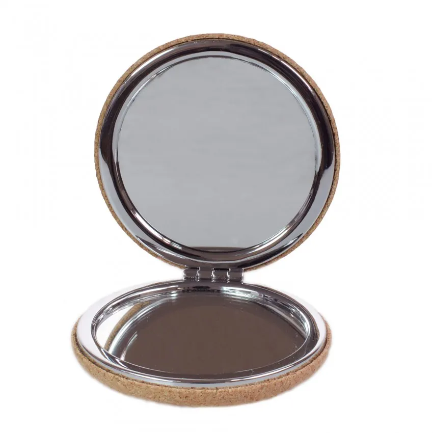 MIROIR DE POCHE EN LIEGE