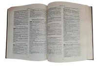 BIBLE MARTIN 1744 RIGIDE AVEC CHAINES DE PARALLELES 280E ANNIVERSAIRE