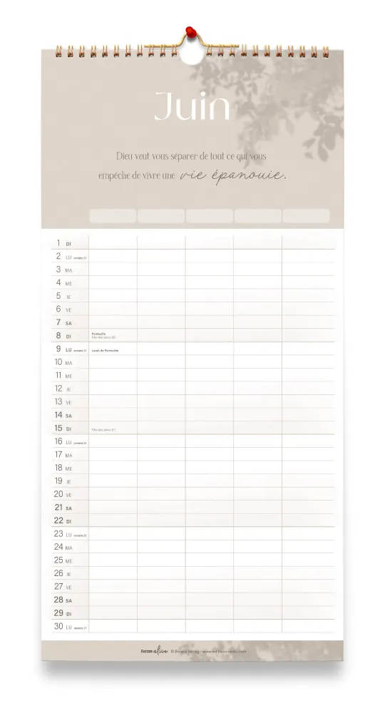 CALENDRIER CED FAMILIAL