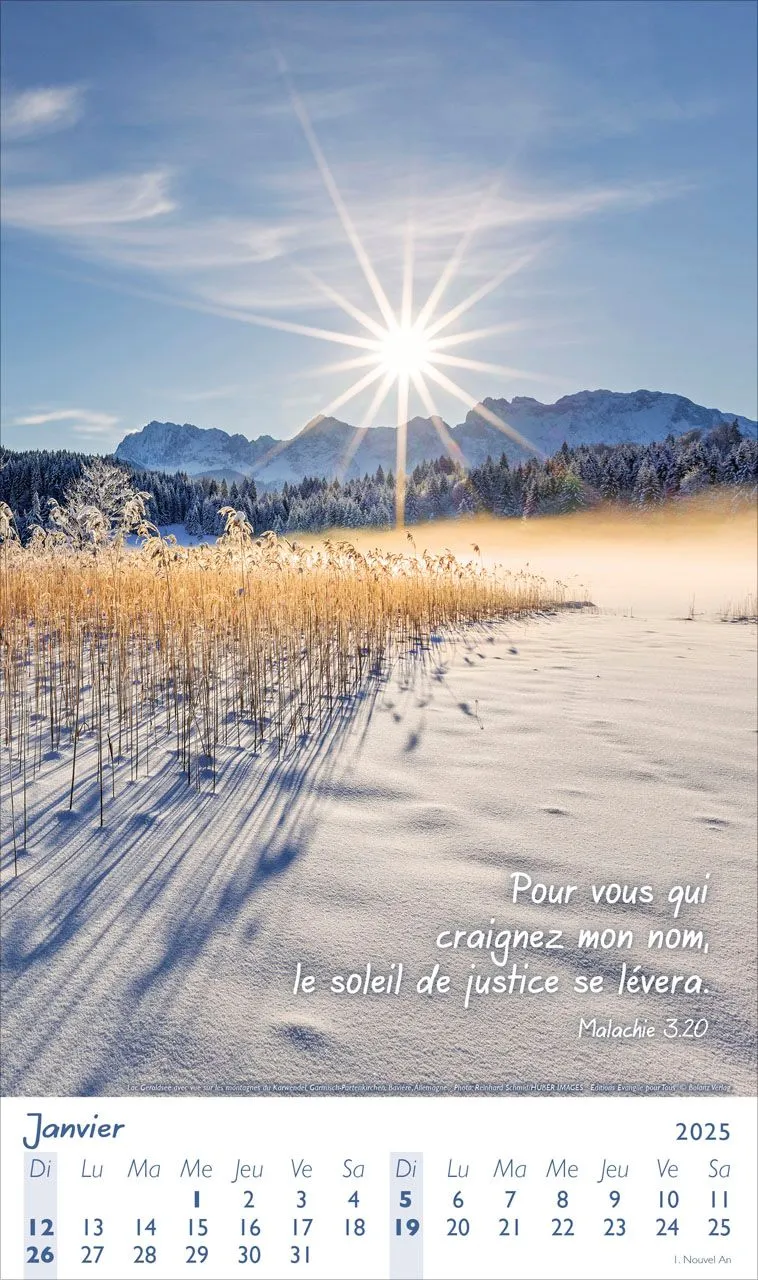 CALENDRIER EPT LUMIERES - CALENDRIER AVEC 12 POSTERS