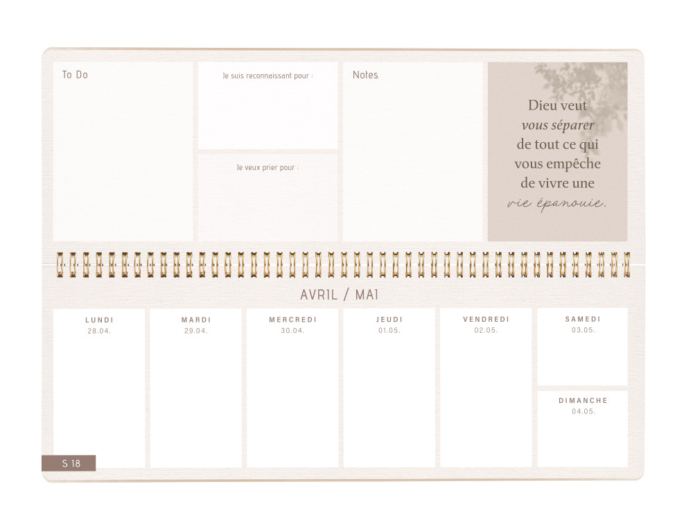 CALENDRIER CED CONFIANCE QUOTIDIENNE