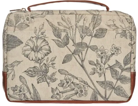 POCHETTE BIBLE LARGE - TOILE NATURELLE - AMAZING GRACE