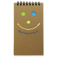 CARNET DE NOTE + POST IT REJOUIS-TOI