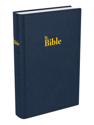 BIBLE DARBY COMPACT SOUPLE BLEU